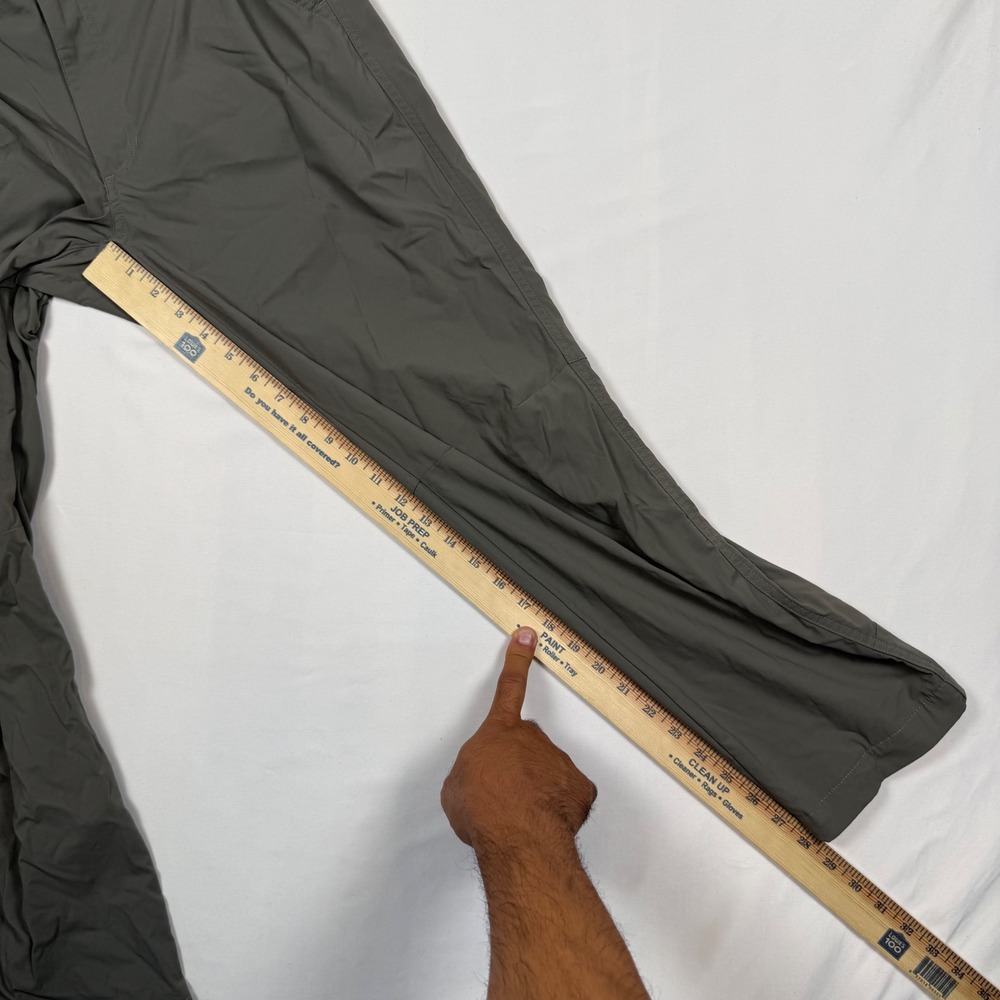 REI Co-op Mens Hiking Pants 32x30 Gray Straight Leg Cargo Pocket Outdoor Trek - Picture 11 of 12